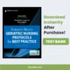 Evidence Based Geriatric Nursing Protocols for Best Practice Test Bank