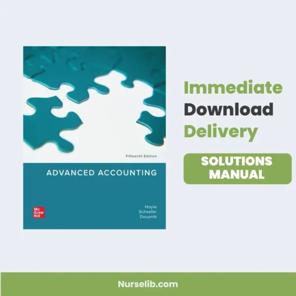 SOLUTION MANUAL Advanced Accounting