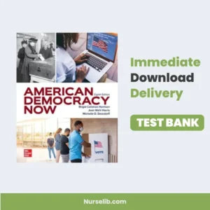American Democracy Now Test Bank