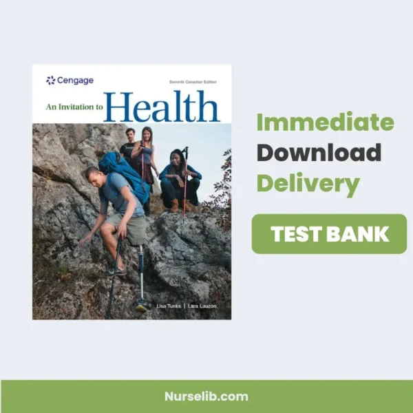 Test Bank For An Invitation To Health Pdf