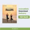 Test Bank for an Invitation to Health