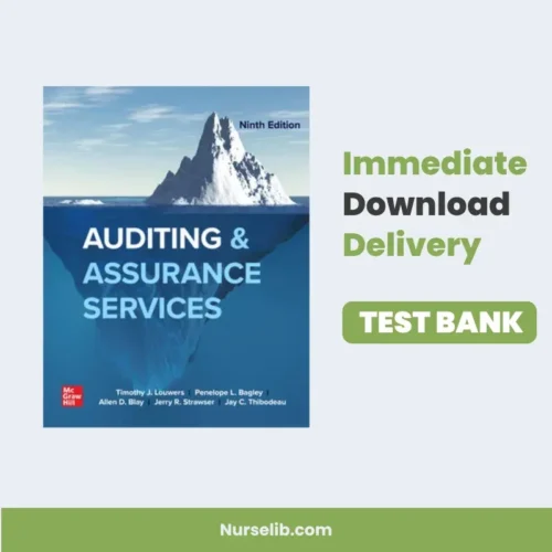 Auditing and Assurance Services Test Bank