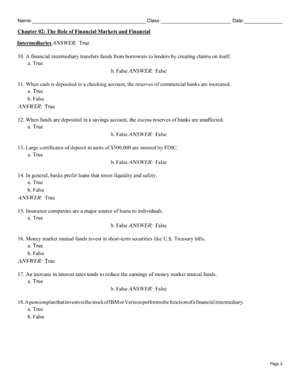 Basic Finance Herbert Mayo Test Bank