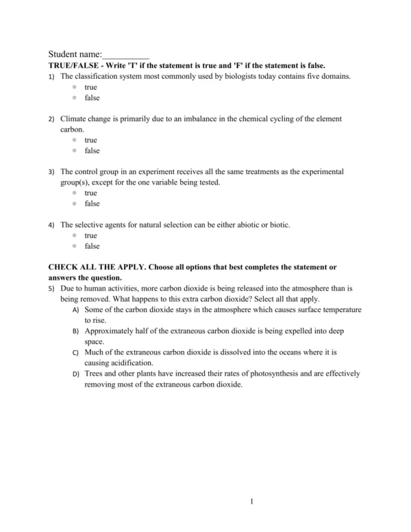 biology test bank​, biology test bank questions​, biology test bank pdf​