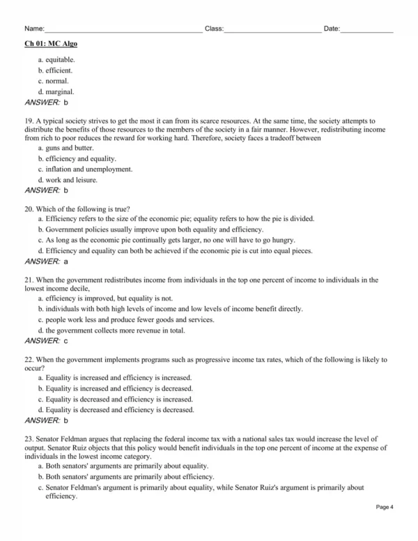 Brief Principles of Macroeconomics Test Bank