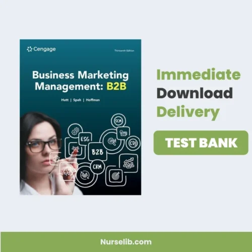 Business Marketing Management B2B Test Bank