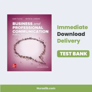 Business and Professional Communication Test Bank