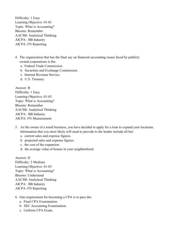 College Accounting SOLUTION MANUAL