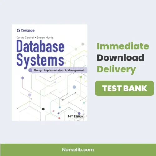 database systems design implementation and management test bank