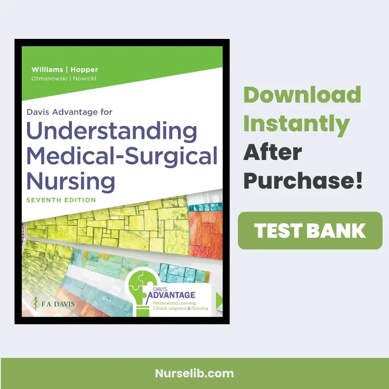 Understanding Medical-Surgical Nursing Test Bank