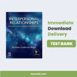 Interpersonal Relationship Test Bank