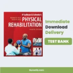 Physical Rehabilitation O Sullivan Test Bank