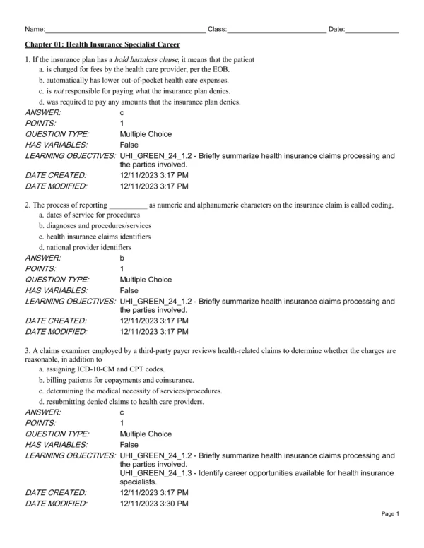 Understanding Health Insurance Michelle A. Green