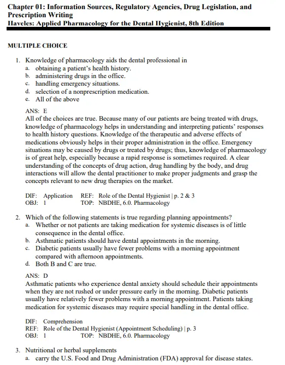 Multiple choice dental pharmacology practice questions on drug interactions and mechanisms of action