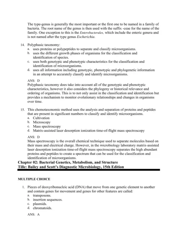 Bailey and Scott's Diagnostic Microbiology, 15th Editionby Patricia Tille Test Bank_Page4.webp-004 Microbiology study materials with case-based exam questions and clinical diagnostic applications