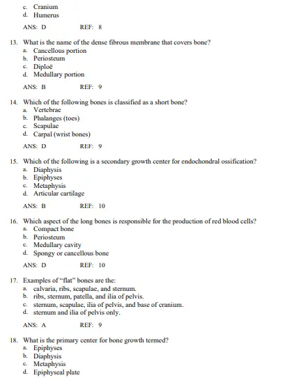 Bontrager's Textbook of Radiographic Positioning 3 Chapter-based radiography test questions covering positioning principles and related anatomy comprehensively