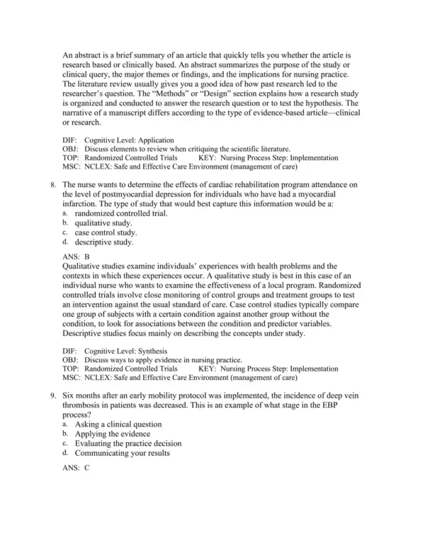 Clinical Nursing Skills and Techniques, 10th Edition by Anne Griffin Perry Test Bank_Page4.webp-004 Diverse question types for clinical nursing exam preparation and practice