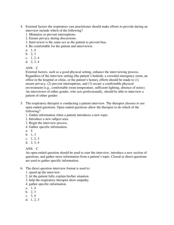 Clinical_Manifestations_&_Assessment_of_Respiratory_Disease_8th_Edition_by_Terry_Des_Jardins_Test_Bank_p002 Detailed respiratory care answer rationales explaining correct responses and key pulmonary assessment concepts"