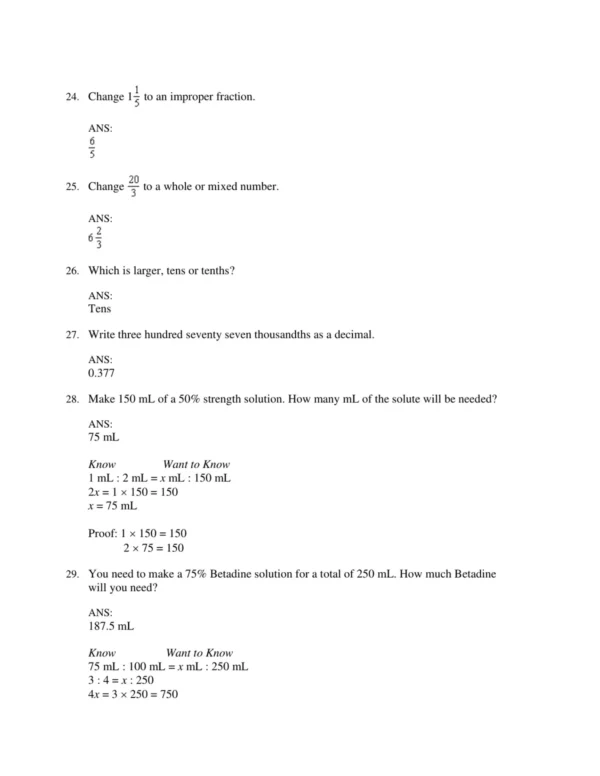 Drug_Calculations_11th_Edition_by_Ann_Tritak-Elmiger_Test_Bank_p004 Comprehensive nursing math exam prep materials featuring clinical dosage scenarios and calculation reviews