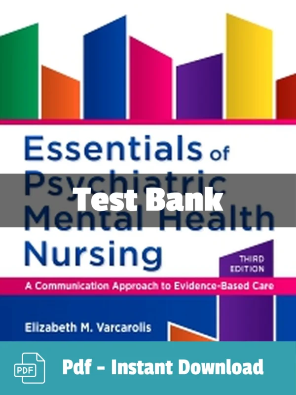 Essentials of Psychiatric Mental Health Nursing 3rd Edition Elizabeth Varcarolis Test Bank Essentials of Oral Histology and Embryology Test Bank by Daniel J. Chiego for dental and nursing students