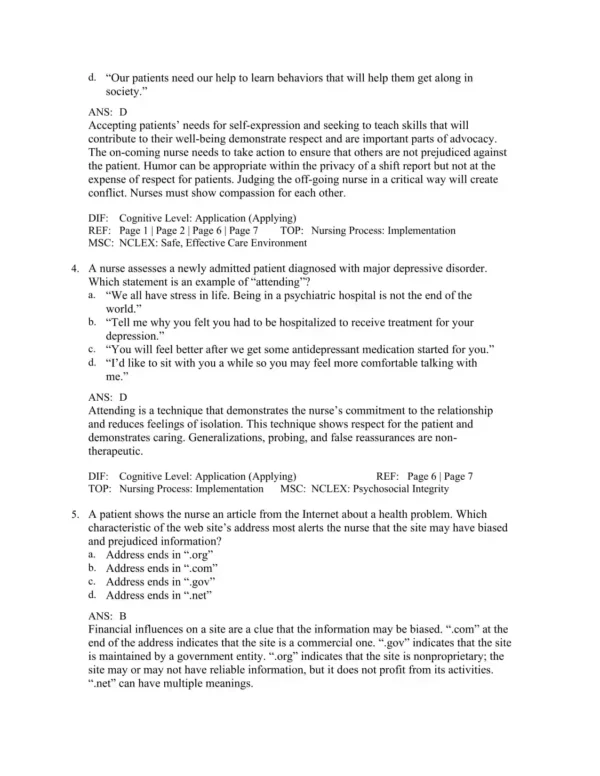 Essentials of Psychiatric Mental Health Nursing 3rd Edition Elizabeth Varcarolis Test Bank_Page2.webp-002 Detailed answer rationales explaining oral anatomy and developmental processes in histology exam questions