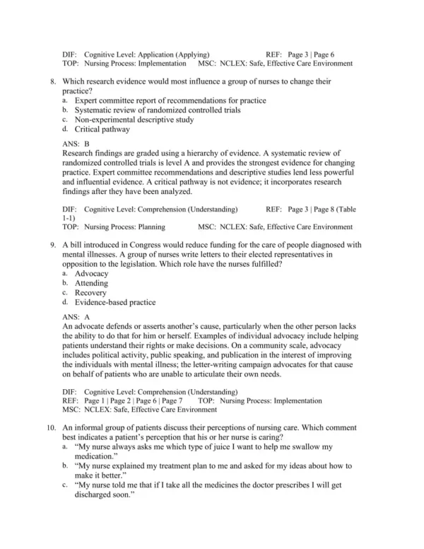 Essentials of Psychiatric Mental Health Nursing 3rd Edition Elizabeth Varcarolis Test Bank_Page4.webp-004 Dental histology exam preparation materials featuring applied oral biology and developmental review questions
