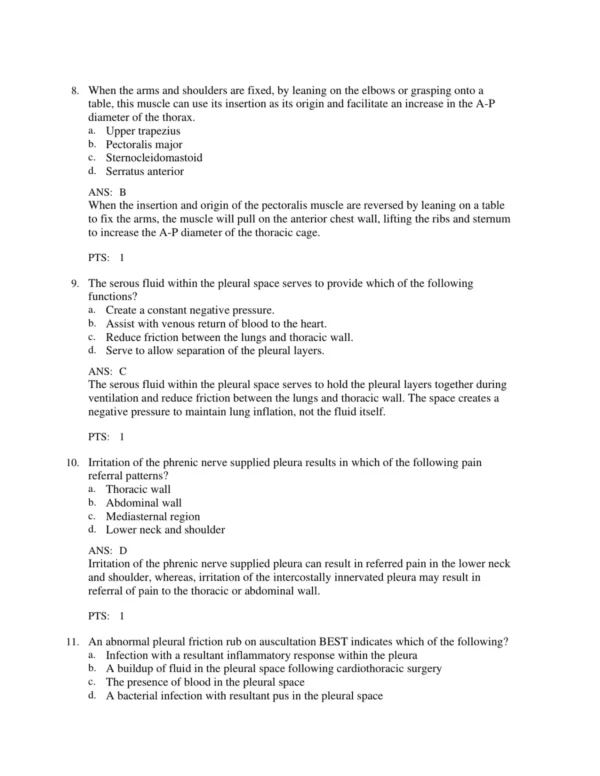 Essentials_of_Cardiopulmonary_Physical_Therapy_4th_Edition_Ellen_Hillegass_Test_Bank_p003 Chapter-based physical therapy exam questions covering assessment, intervention, and patient management topics