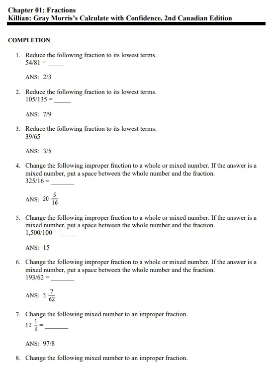 Gray Morris's Calculate with Confidence, 2nd Edition Canadian Edition Tania Killian Test Bank 1 Multiple choice dosage calculation practice questions for nursing students with step-by-step solutions