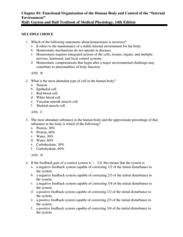 Multiple choice physiology practice questions on cardiovascular and respiratory system concepts