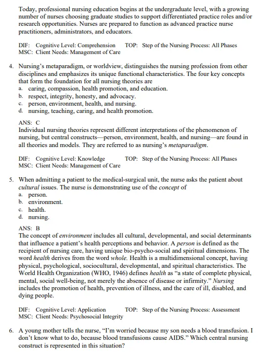 Interpersonal Relationships Professional Communication Skills for Nurses 8th Edition Test Bank 2 Detailed answer rationales explaining communication strategies and correct responses in nursing interpersonal scenarios
