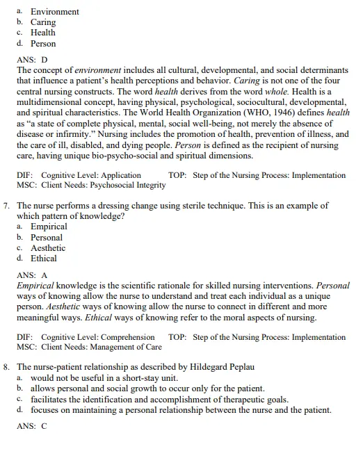 Interpersonal Relationships Professional Communication Skills for Nurses 8th Edition Test Bank 3 Chapter-based communication skill assessments and nursing case studies for structured learning and exam preparation