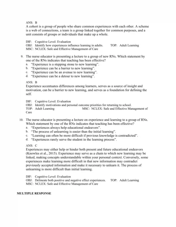 LPN to RN Transitions 5th Edition Lora Claywell Test Bank_Page4.webp-004 Nursing exam preparation materials with case-based questions and study tools for transition success