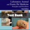 Laboratory Animal and Exotic Pet Medicine 3rd Edition test bank by Margi Sirois complete study resource