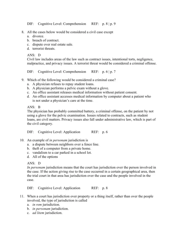 Legal and Ethical Issues for Health Professions 4th Edition Test Bank_Page3.webp-003 Chapter-based healthcare ethics and law question sets for systematic study and review