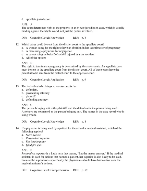 Legal and Ethical Issues for Health Professions 4th Edition Test Bank_Page4.webp-004 Healthcare ethics study materials and exam practice questions for health profession students