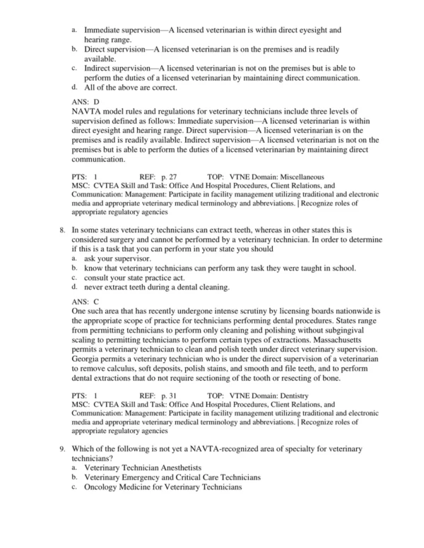 McCurnin_s_Clinical_Textbook_for_Veterinary_Technicians_9th_Edition_by_Joanna_M_p004 Veterinary exam preparation materials with practical case studies and review questions