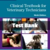 McCurnin's Clinical Textbook for Veterinary Technicians 9th Edition by Joanna M. Bassert Test Bank McCurnin's Clinical Textbook for Veterinary Technicians 9th Edition test bank by Joanna M. Bassert
