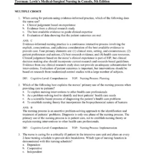 Includes diverse question formats and study materials designed to reinforce clinical reasoning, prepare for exams, and build nursing confidence in Canadian contexts