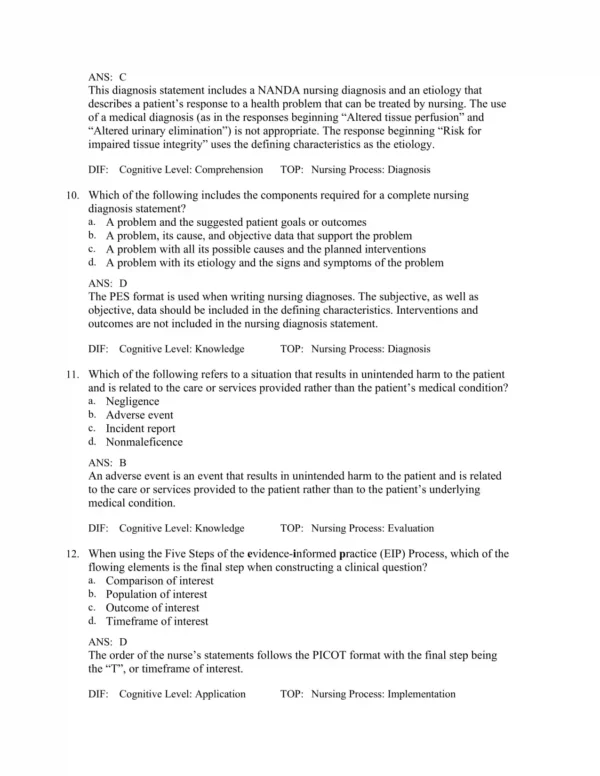 Medical-Surgical Nursing in Canada, 5th Edition by Jane Tyerman Test Bank_Page4.webp-0004 NCLEX-style multiple choice nursing questions based on Canadian medical-surgical nursing standards