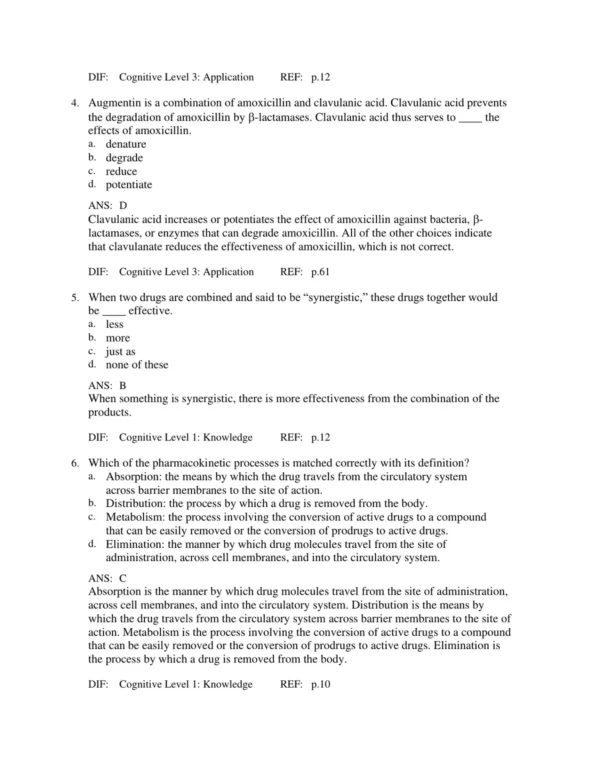 Mosby's_Pharmacy_Technician_Exam_Review_4th_Edition_by_James_Mizner_Test_Bank_p002 Detailed answer rationales for pharmacy technician exam questions with clear explanations and references