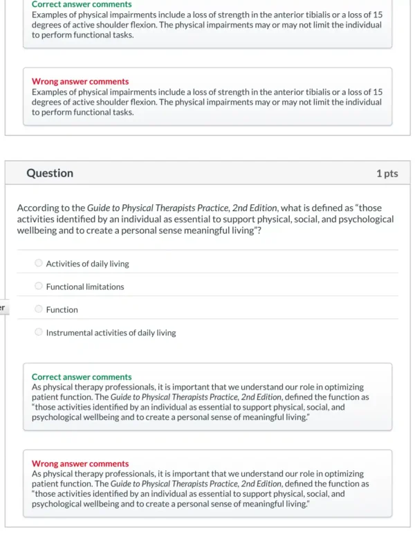 Neurologic Interventions for Physical Therapy,2 Test Bank For Neurologic Interventions for Physical Therapy 4th Edition Martin