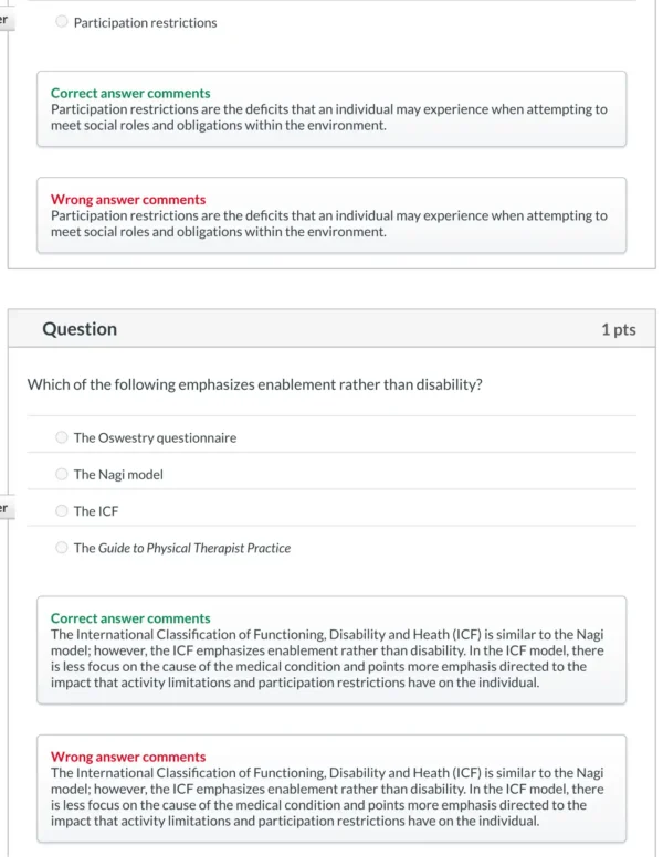 Neurologic Interventions for Physical Therapy,3 Test Bank For Neurologic Interventions for Physical Therapy 4th Edition Martin