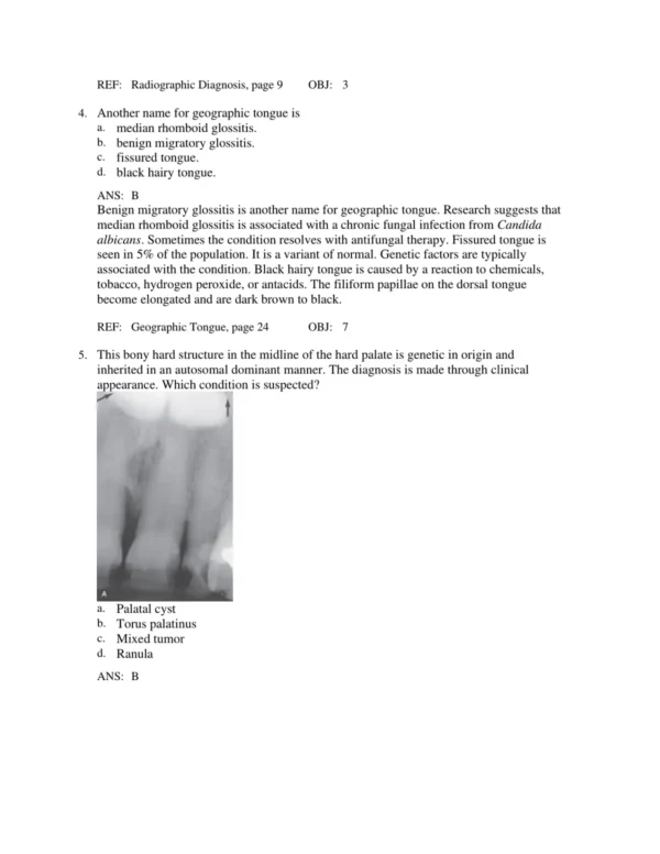 Oral_Pathology_for_the_Dental_Hygienist_7th_Edition_by_Olga_A._C_p002 Chapter-based oral pathology test questions organized by lesion types and oral conditions for systematic review