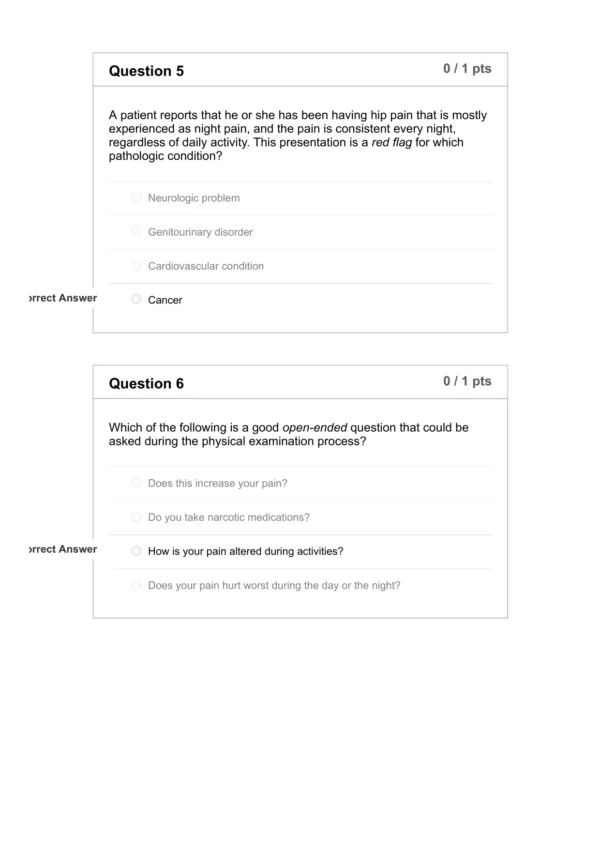Orthopedic Physical Assessment, 7th Editionby David J. Magee Test Bank_Page3.webp-003 Chapter-based orthopedic exam questions covering all musculoskeletal regions and assessment methods