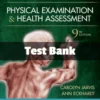 Physical Examination and Health Assessment, 9th Edition by Carolyn Jarvis Test Bank Physical Examination and Health Assessment 9th Edition test bank by Carolyn Jarvis for nursing students