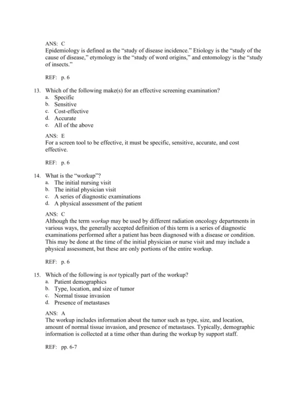 Principles and Practice of Radiation 4 Test Bank For Principles and Practice of Radiation Therapy 4th Edition Washington