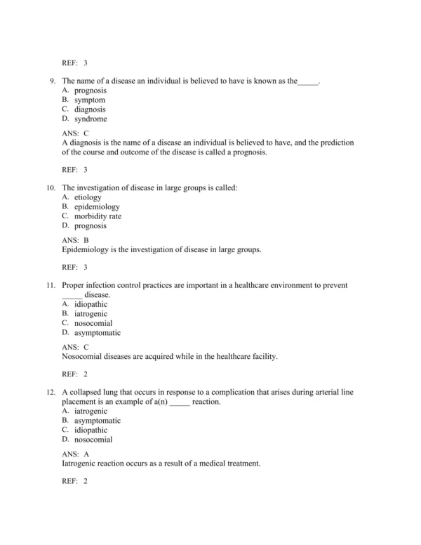 Radiology exam preparation materials with pathology review questions and case-based learning exercises