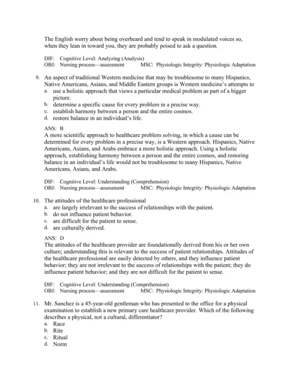 Seidel's Guide to Physical Examination, 10th Editionby Jane W. Ball Test Bank_Page4.webp-004 Chapter-based physical examination question sets covering all major body systems and techniques