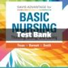 Test Bank For Basic Nursing Thinking Doing And Caring 3rd Edition Leslie S. Treas Davis Advantage for Basic Nursing Thinking Doing and Caring 3rd Edition test bank by Leslie S. Treas complete study resource
