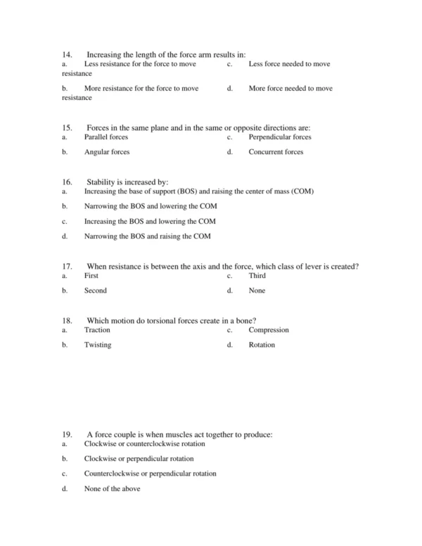 Test Bank For Clinical Kinesiology And Anatomy 7th Edition Lynn S. Lippert 7 Kinesiology chapter outlines summarizing key muscle and anatomy topics for efficient test preparation